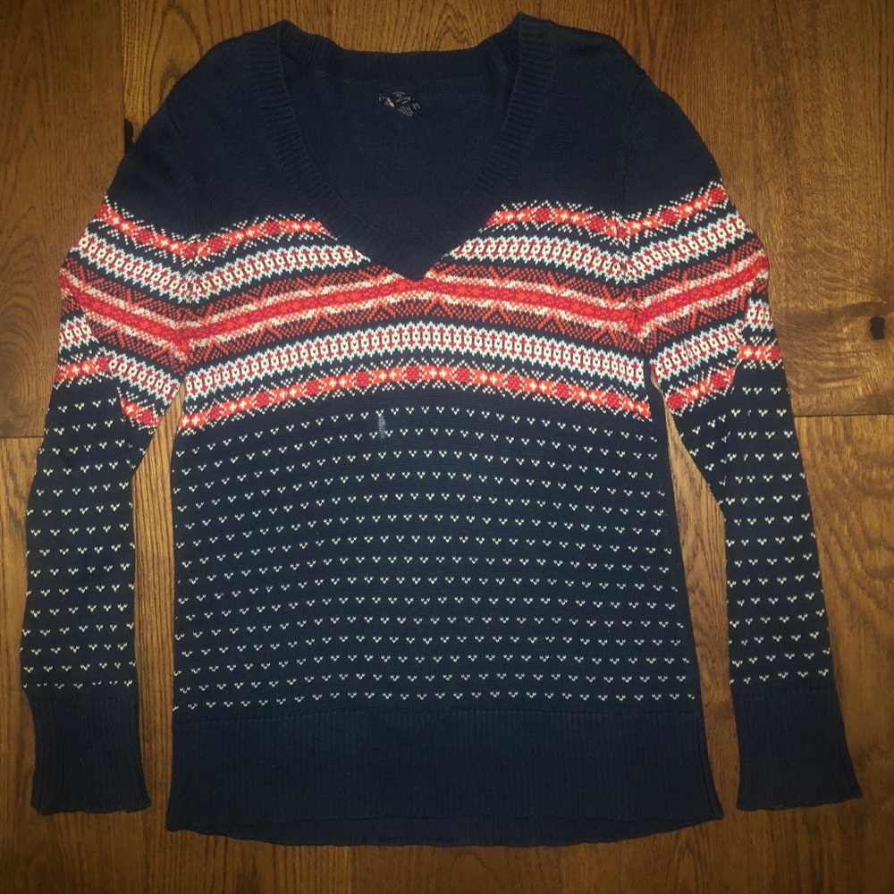 Blue oversized sweater 🌉